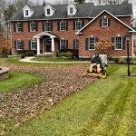 mowing your lawn in fall